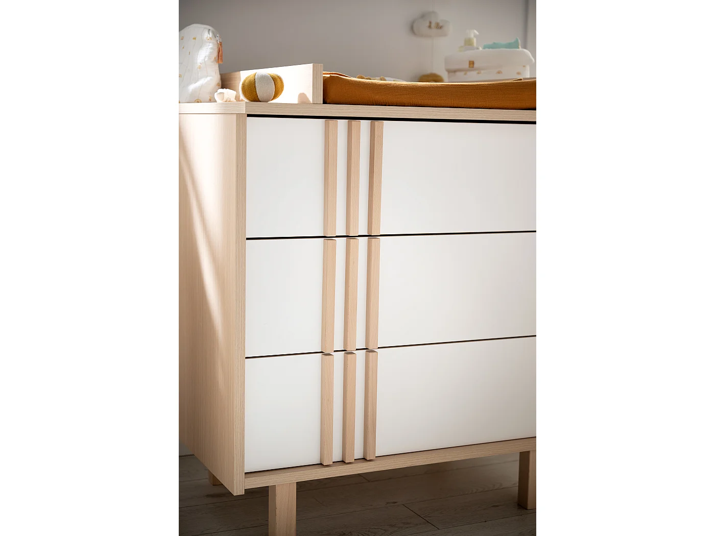 Plan à langer pour commode jusqu'à 15 kg NATURE - Sauthon