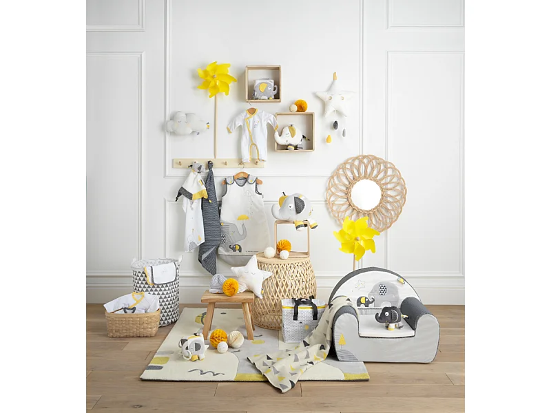 Cesto portaoggetti in tessuto