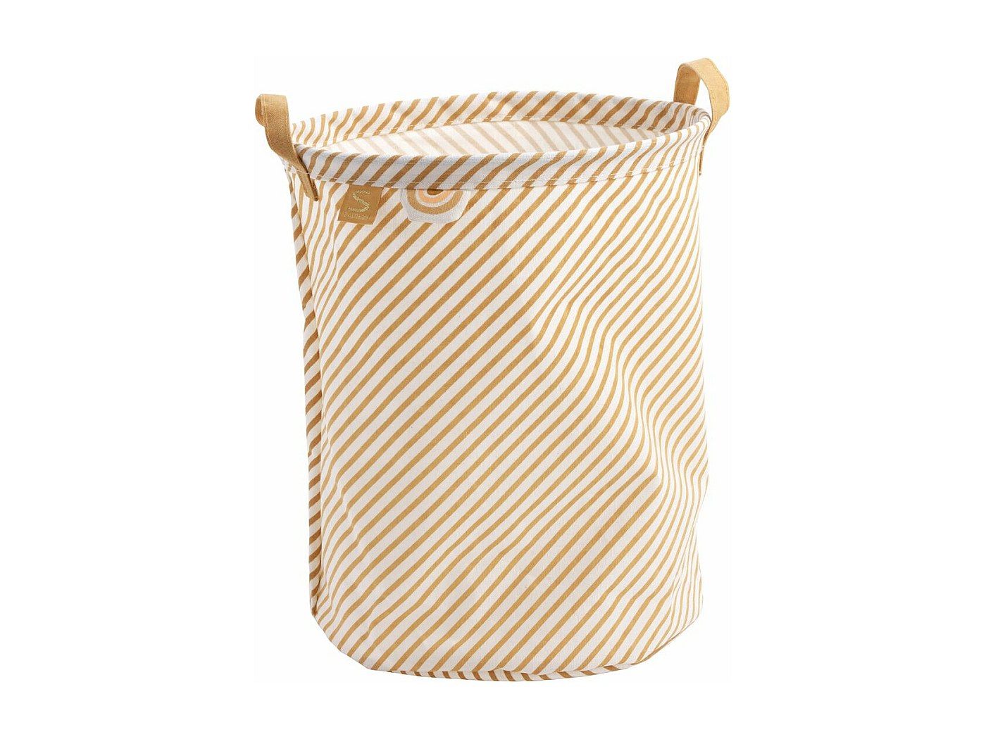 JVL Shadow Cesto Portariviste In Tessuto, Grigio Antracite, 29x40x21 Cm, Con Maniglie Metalliche