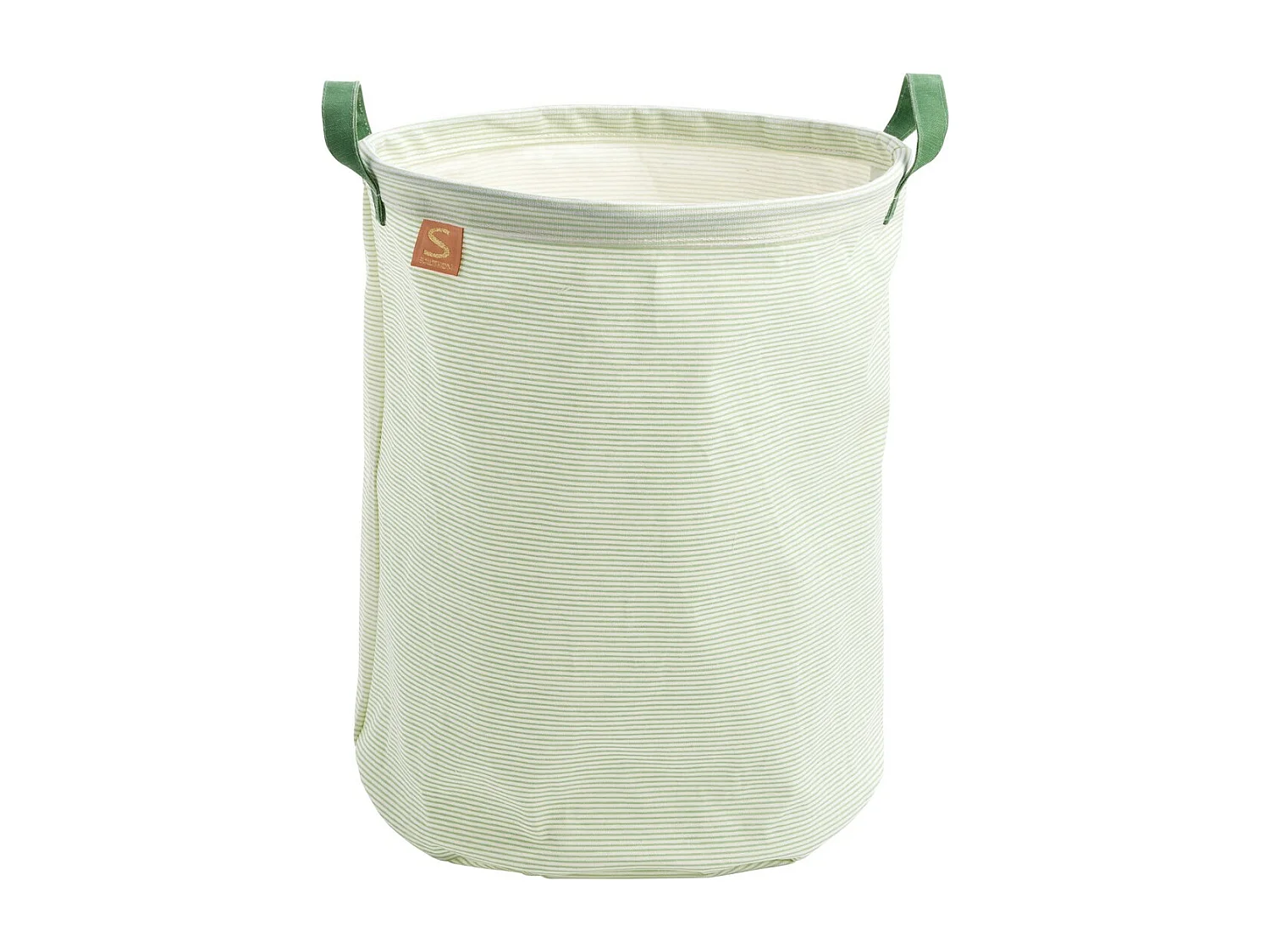 Cestino in tessuto in cotone verde lime 31x39x31cm