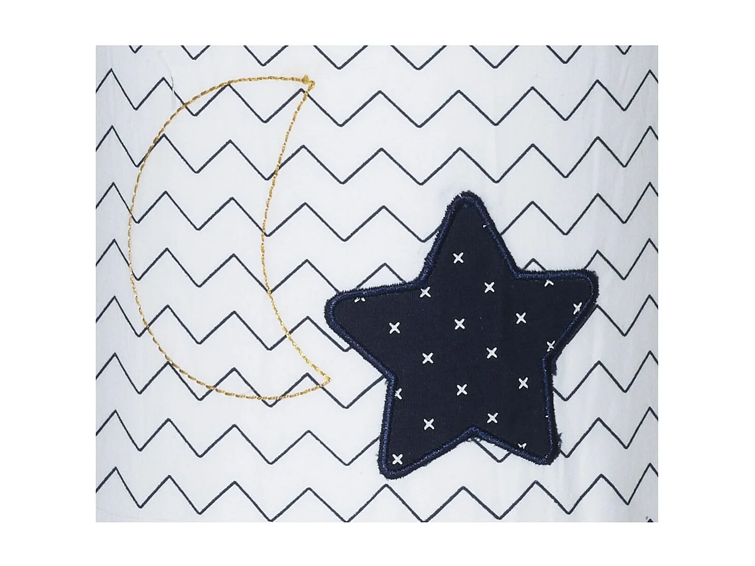 Lampada da tavolo con piede in metallo di cotone bianco