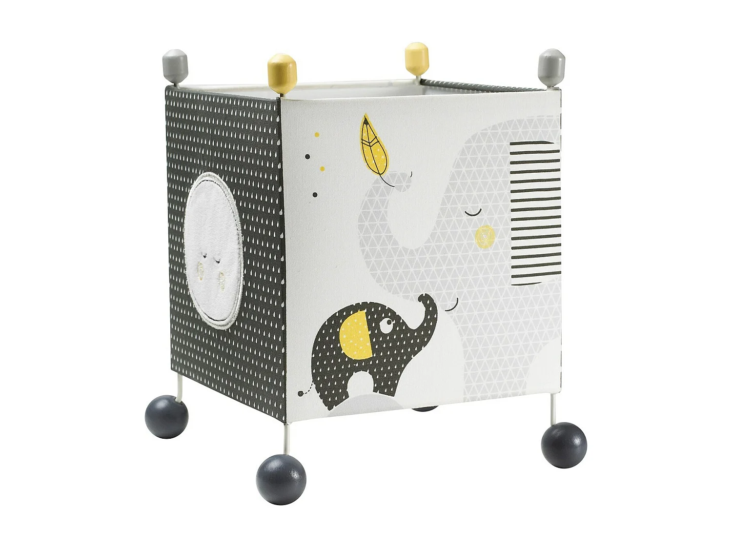 Luce per bambini in cotone grigio