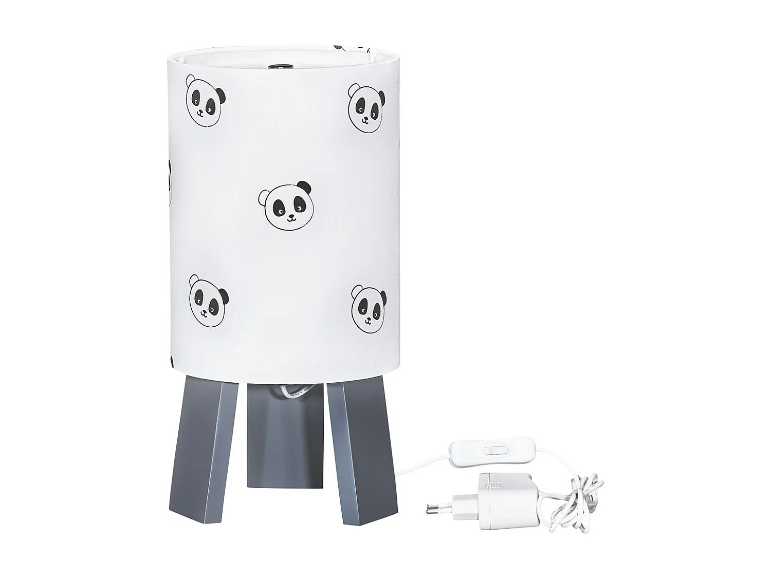 Lampe de chevet en coton blanc CHAO CHAO - Sauthon