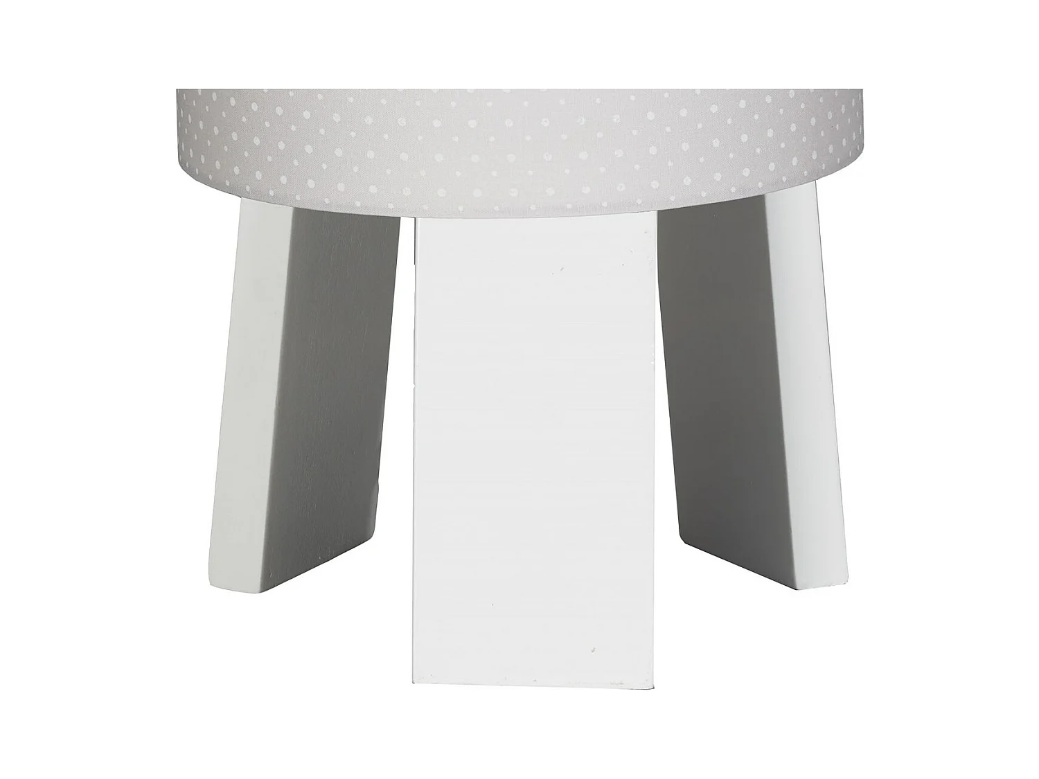 Lampada da comodino con base in cotone beige