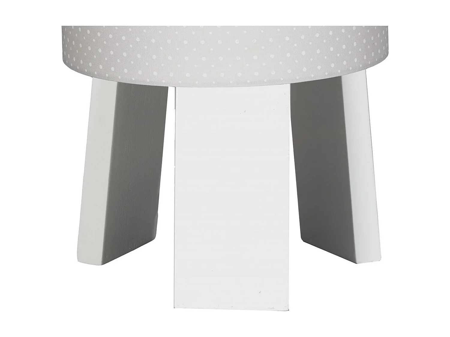 Lámpara de mesilla con base de algodón beige