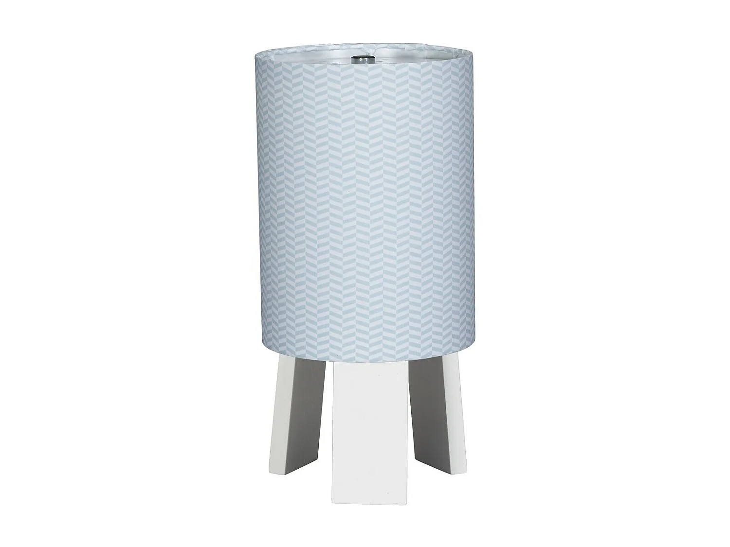 Lampada da comodino con base in cotone Blu