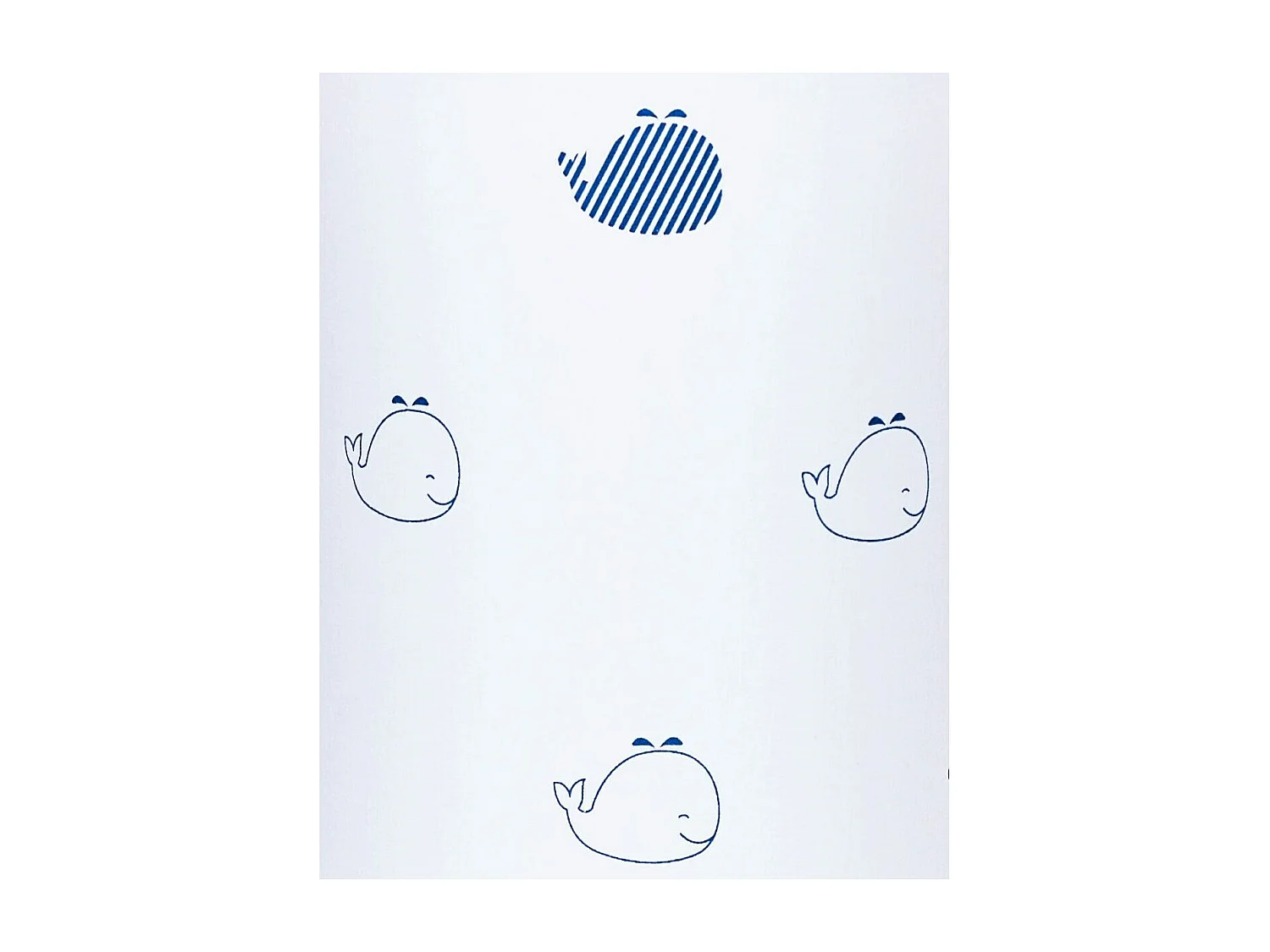 Lampe de chevet en coton blanc BLUE BALEINE - Sauthon