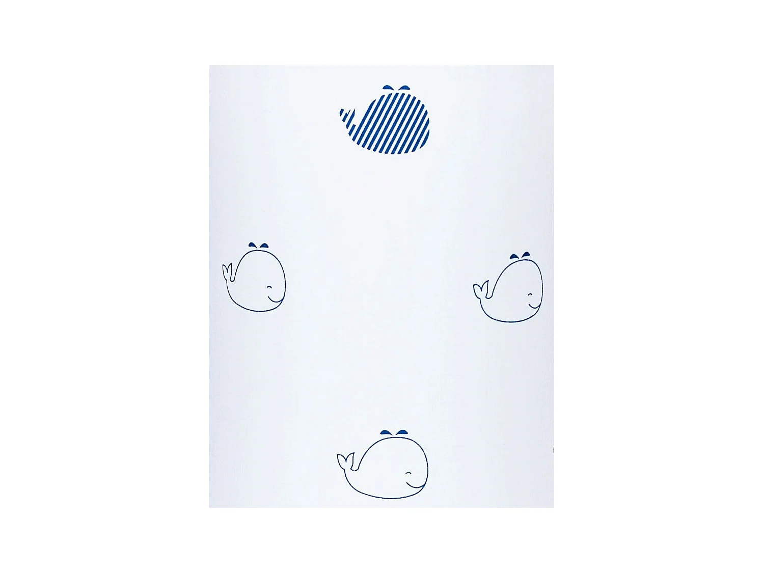 Lámpara de mesilla de noche de algodón blanco