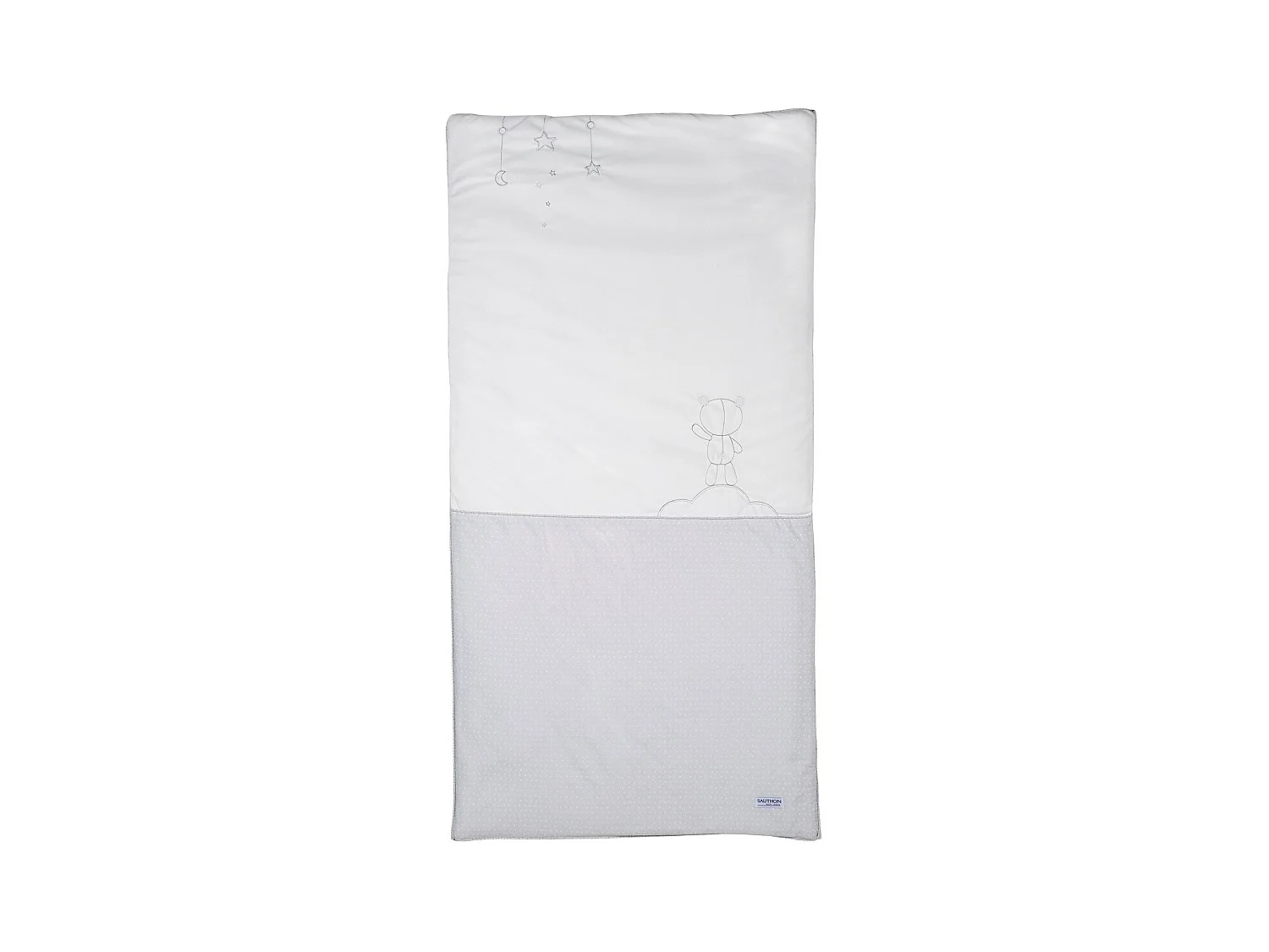 Trapunta in cotone bianco per lettino