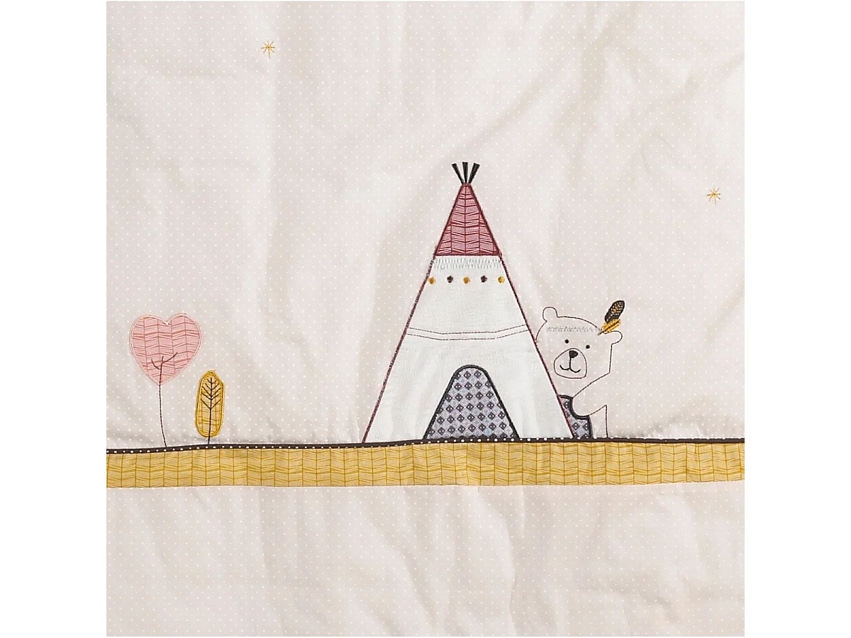 Edredon pour lit bébé en coton TIMOUKI - Sauthon