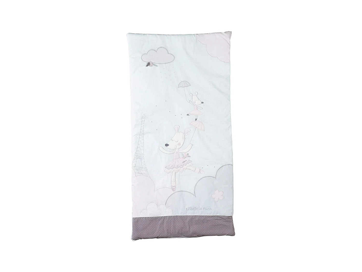 Edredon pour lit bébé en coton LILIBELLE - Sauthon