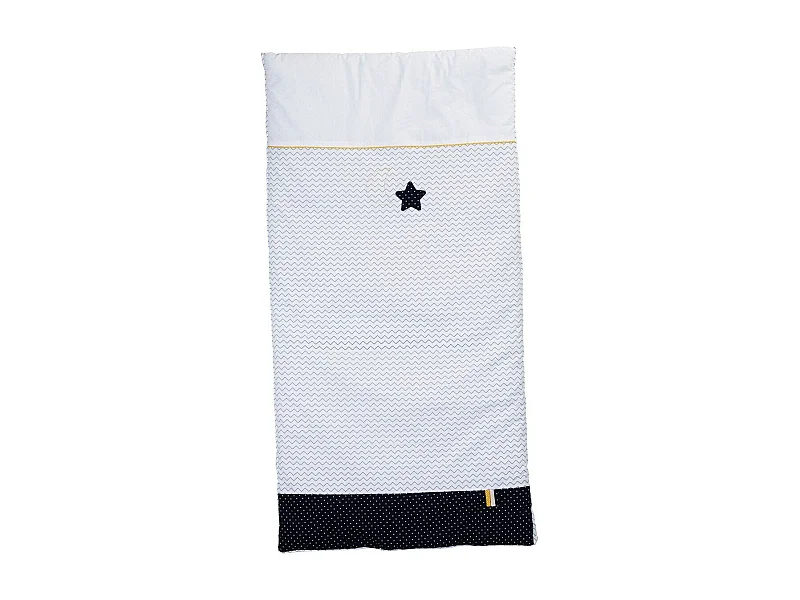 Colcha blanca de algodón para cuna