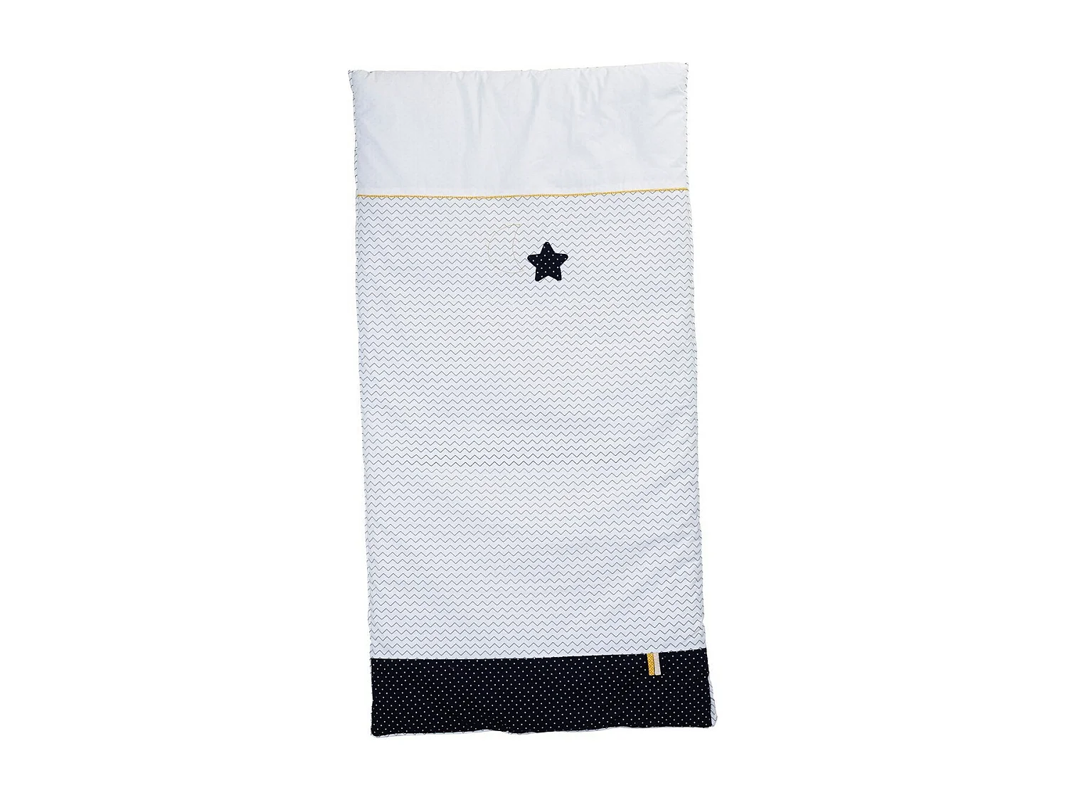 Edredon pour lit bébé en coton blanc HELLO - Sauthon