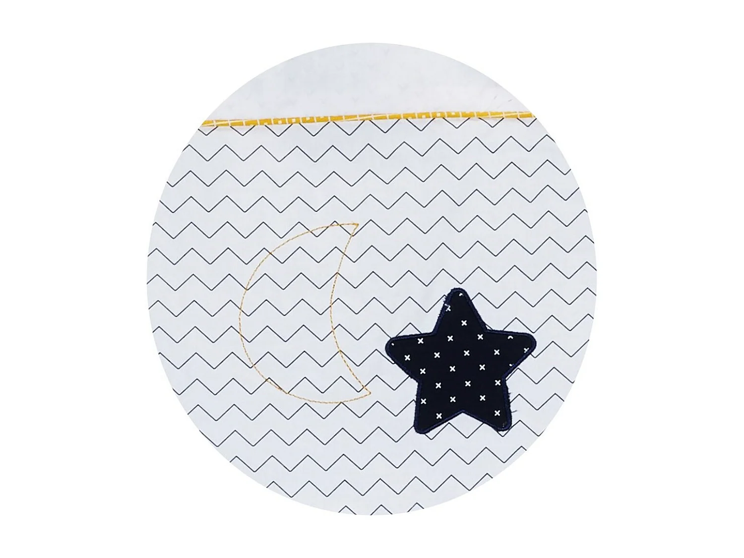 Edredon pour lit bébé en coton blanc HELLO - Sauthon