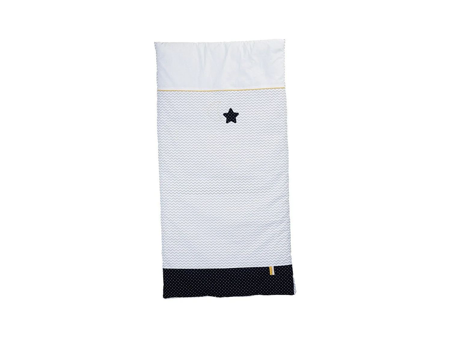 Edredon pour lit bébé en coton blanc HELLO - Sauthon