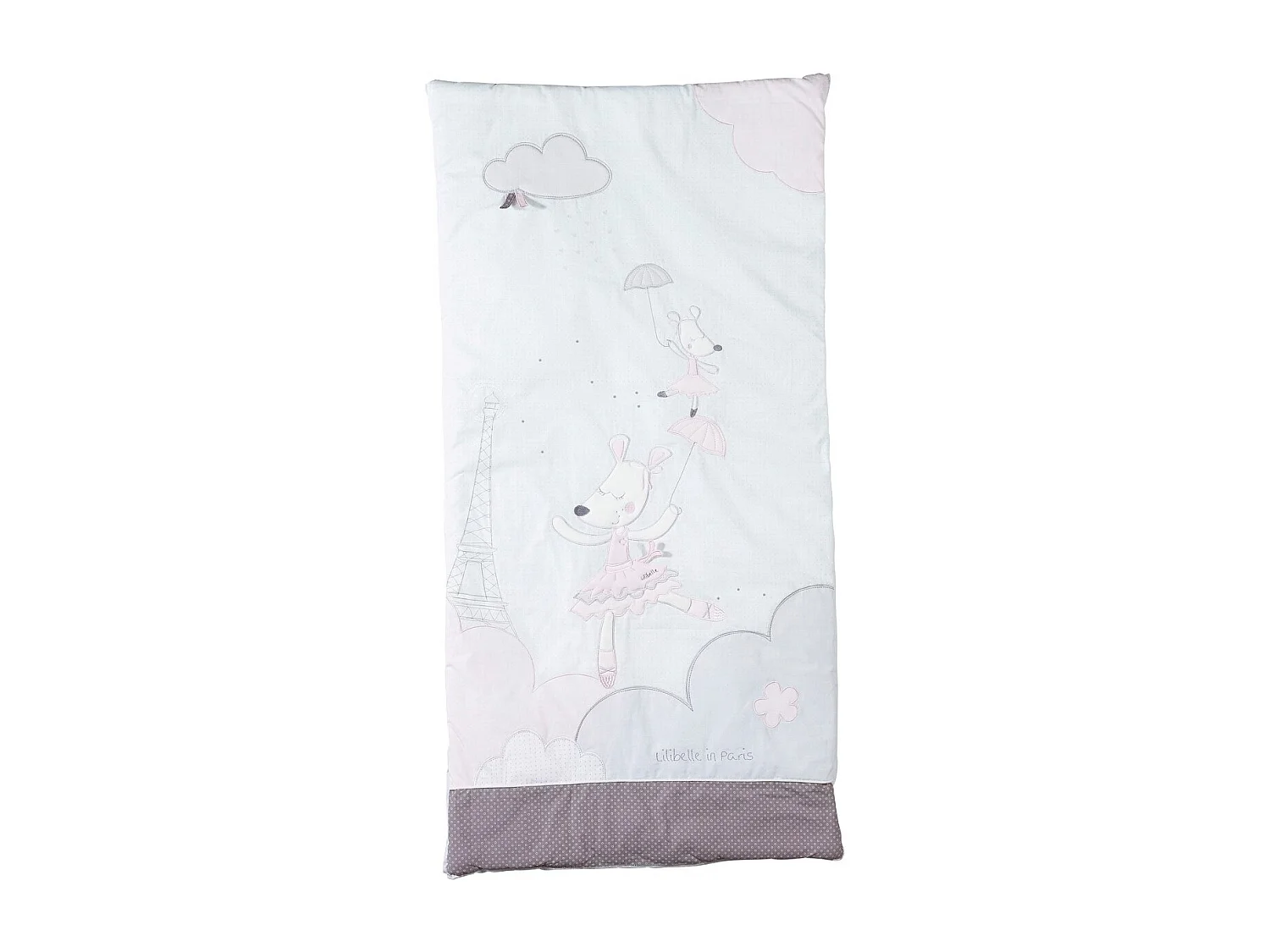 Edredon pour lit bébé en coton LILIBELLE - Sauthon