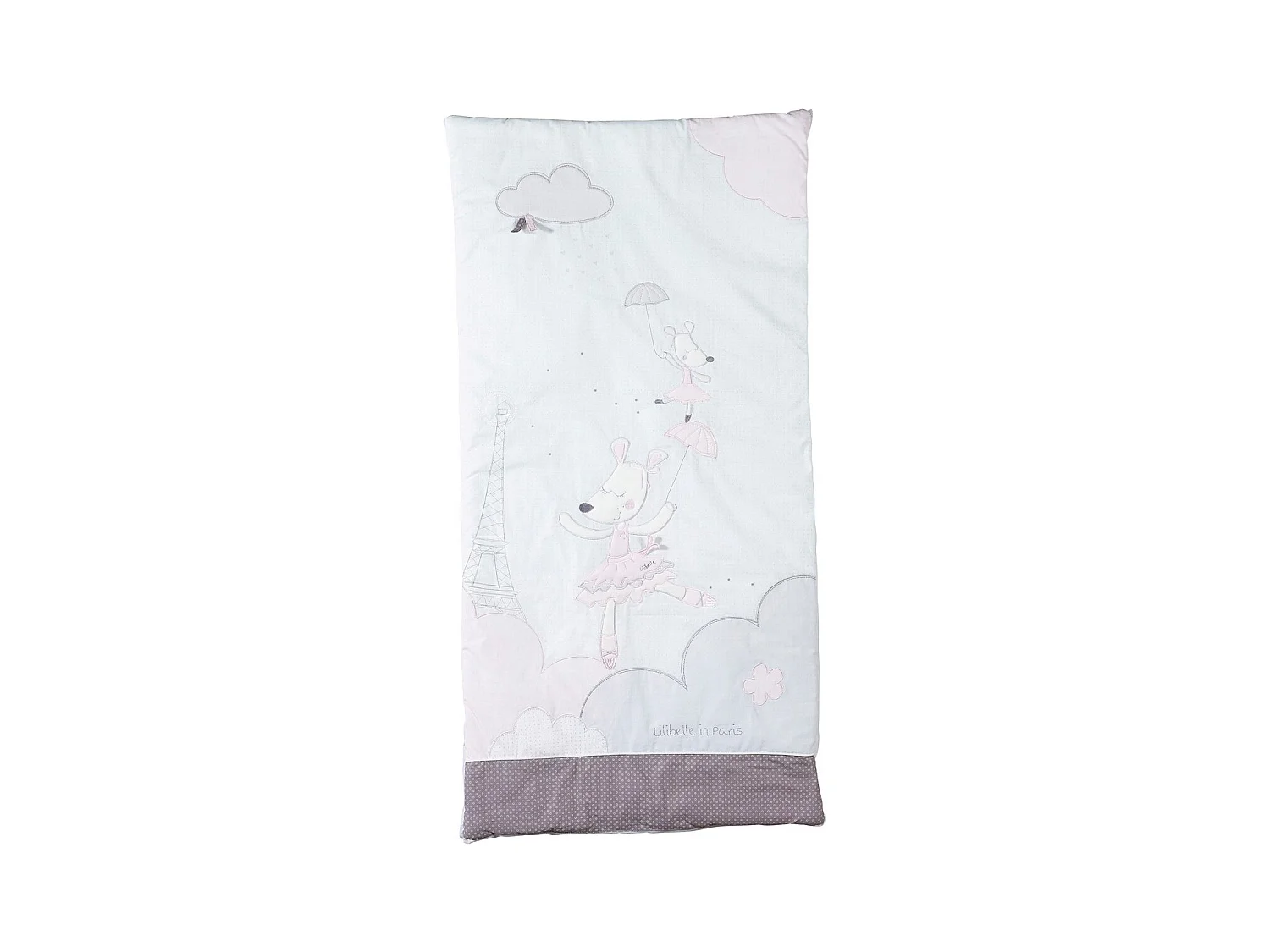 Edredon pour lit bébé en coton LILIBELLE - Sauthon