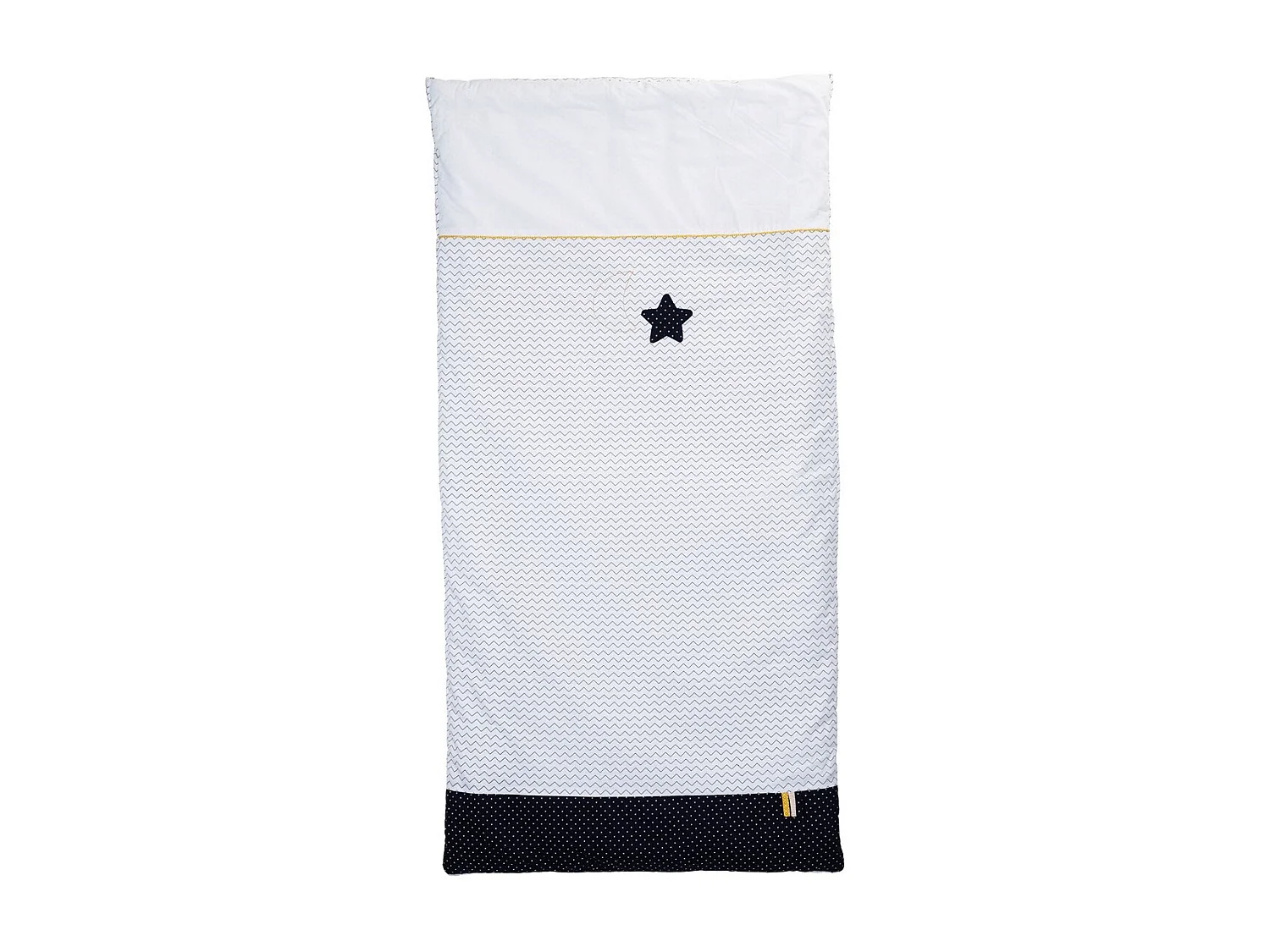 Trapunta in cotone bianco per lettino