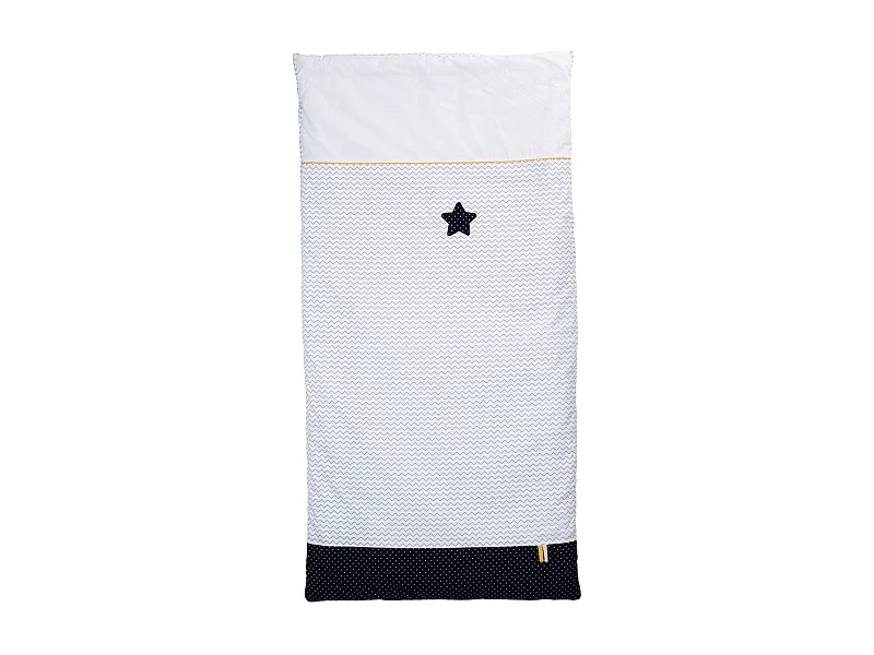 Trapunta in cotone bianco per lettino