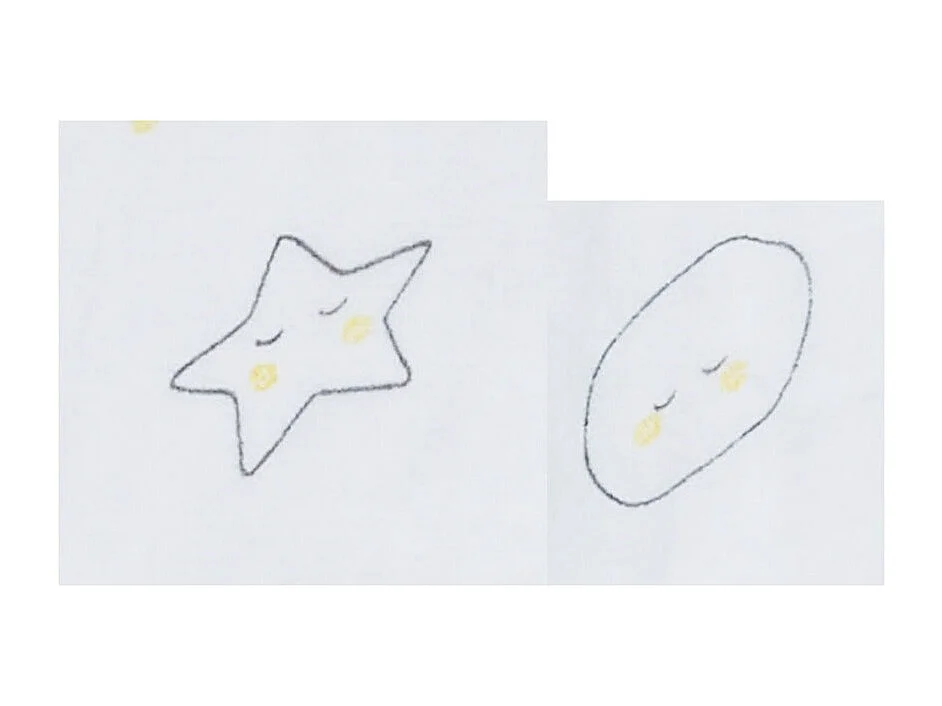 Lot de 2 draps housse bébé en coton bio blanc BABYFAN - Sauthon