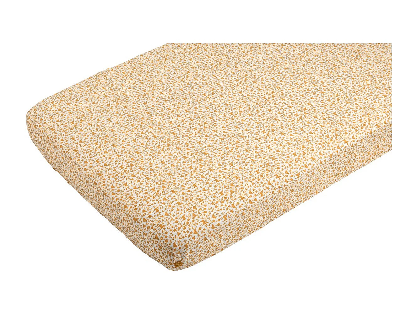 Lot de 2 draps housse bébé en coton bio blanc PROMENONS NOUS - Sauthon