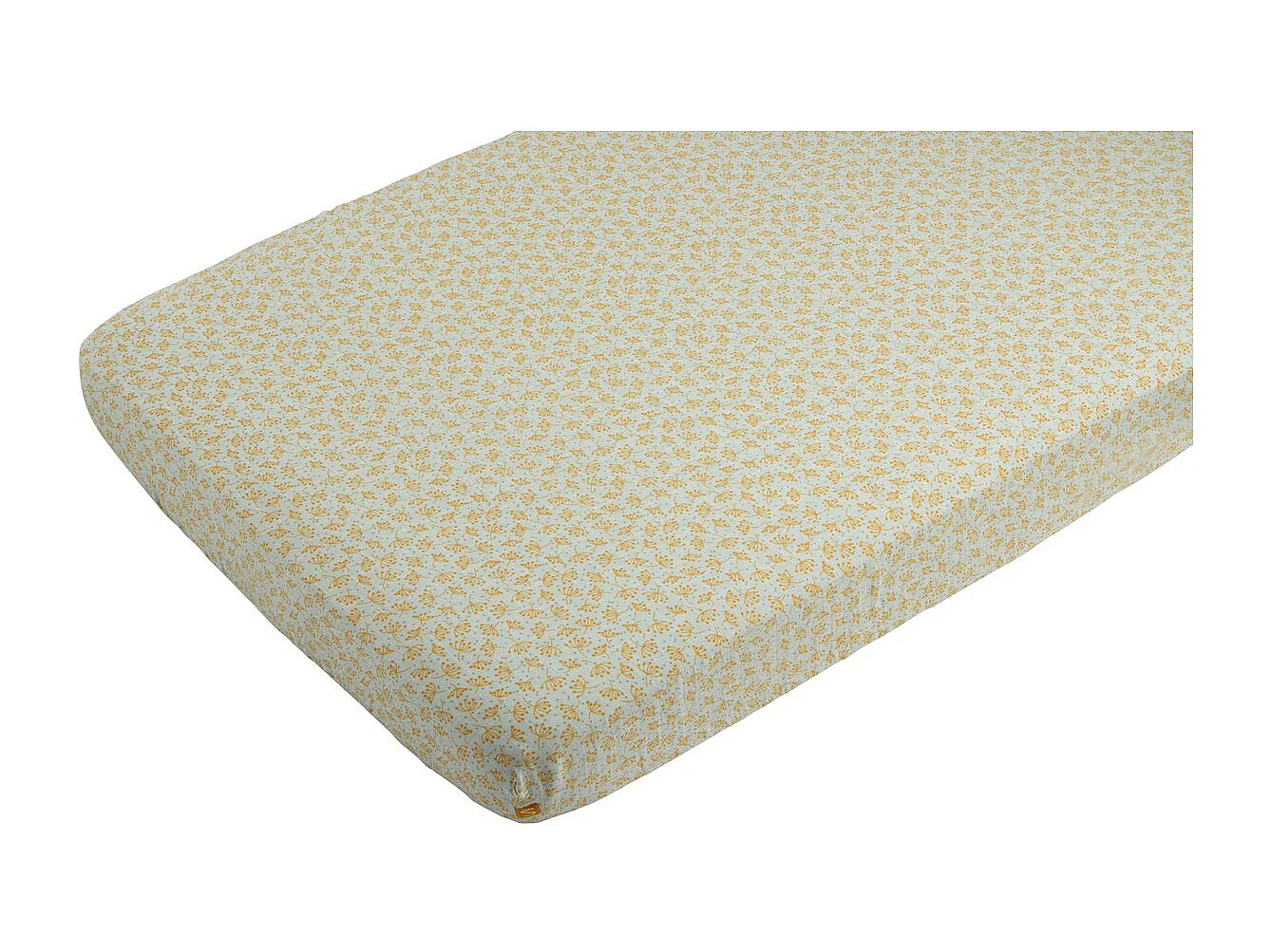 Lot de 2 draps housse bébé en coton bio blanc PROMENONS NOUS - Sauthon