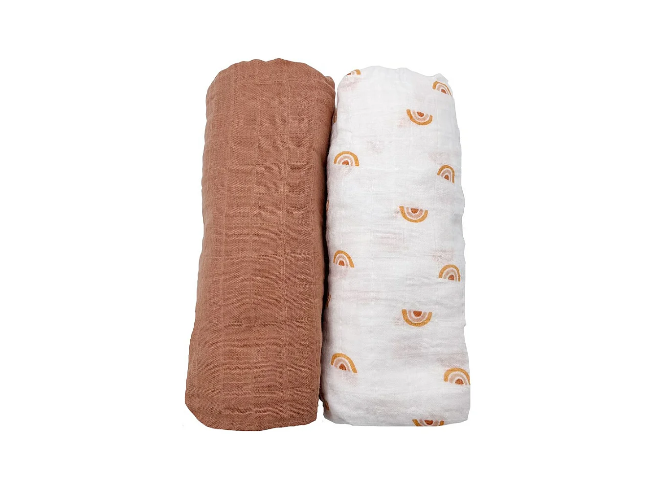 Juego de 2 sábanas bajeras 65x130 cm de algodón orgánico