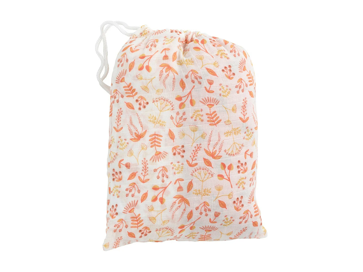 Lot de 2 draps housse bébé en coton bio blanc ESMEE - Sauthon