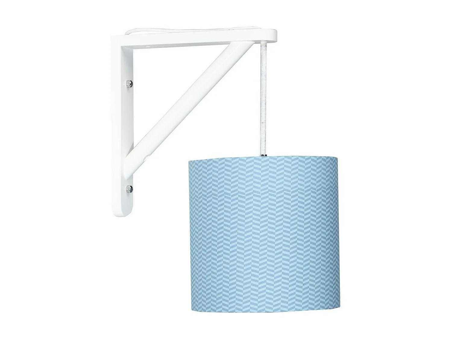 Applique murale en coton Bleu LAZARE - Sauthon