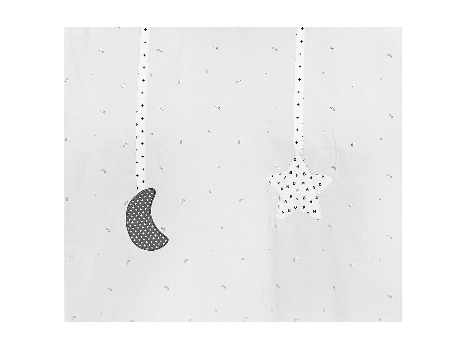 Tenda in cotone bianco 105x180cm