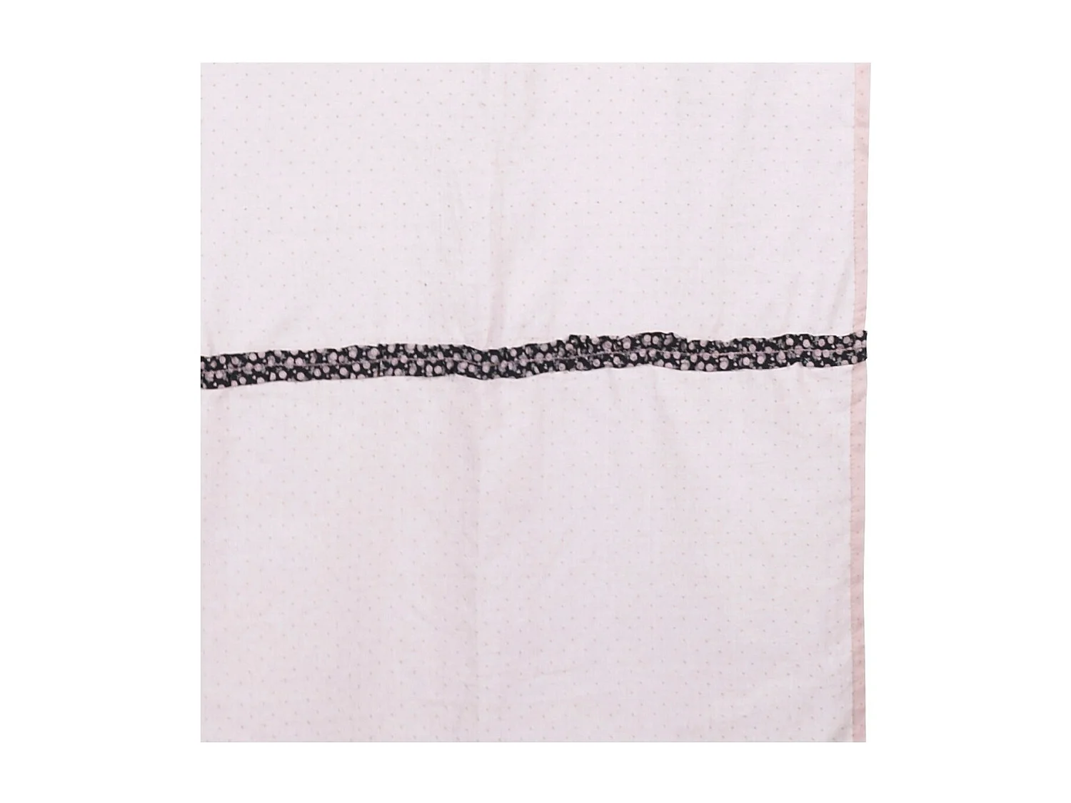 Rideau à pattes 105x180cm en coton rose MISS FLEUR DE LUNE - Sauthon