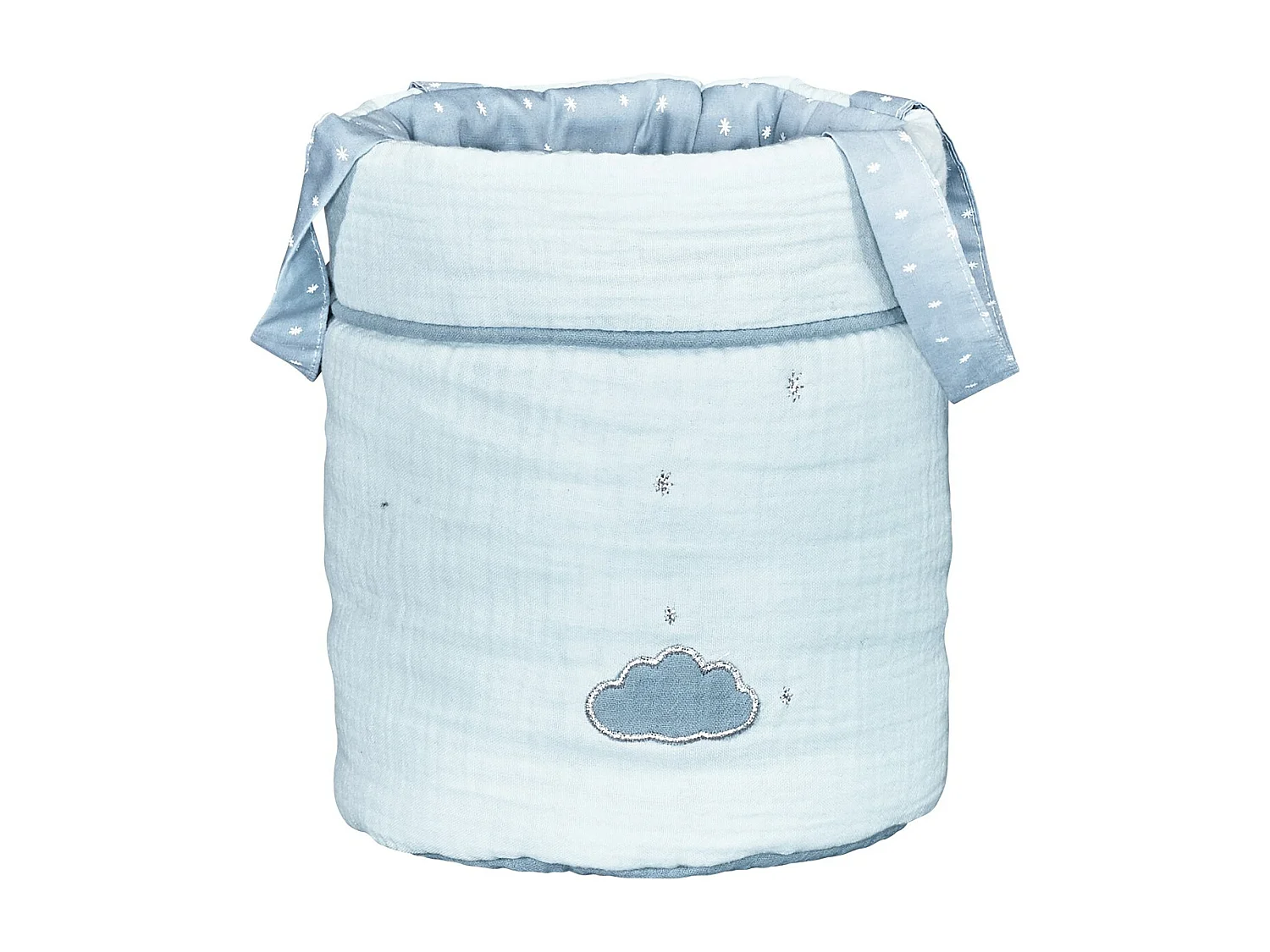 Lot de 3 paniers de rangement en coton LILY - Sauthon