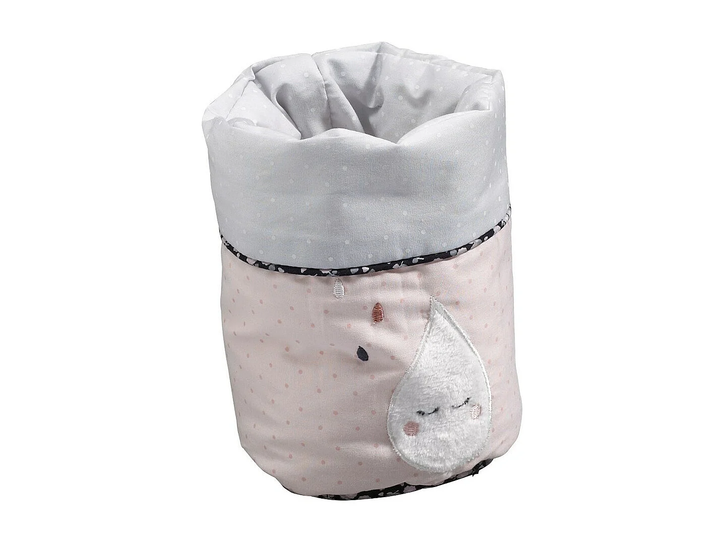 Cestas nido de tela de algodón rosa