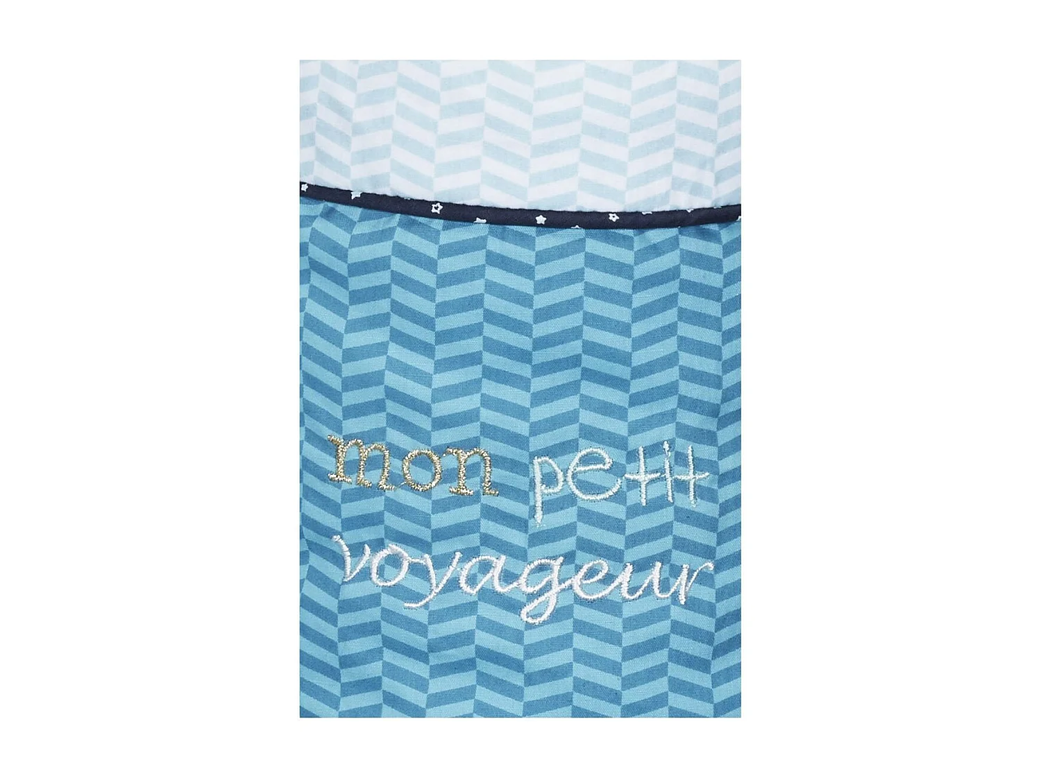 Panière Gigognes en coton Bleu LAZARE - Sauthon