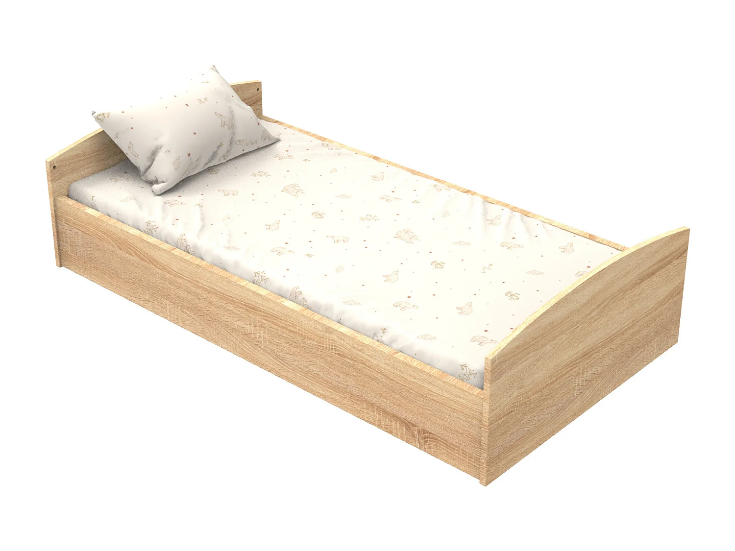 Kit de conversión de cuna a cama nido 140x70