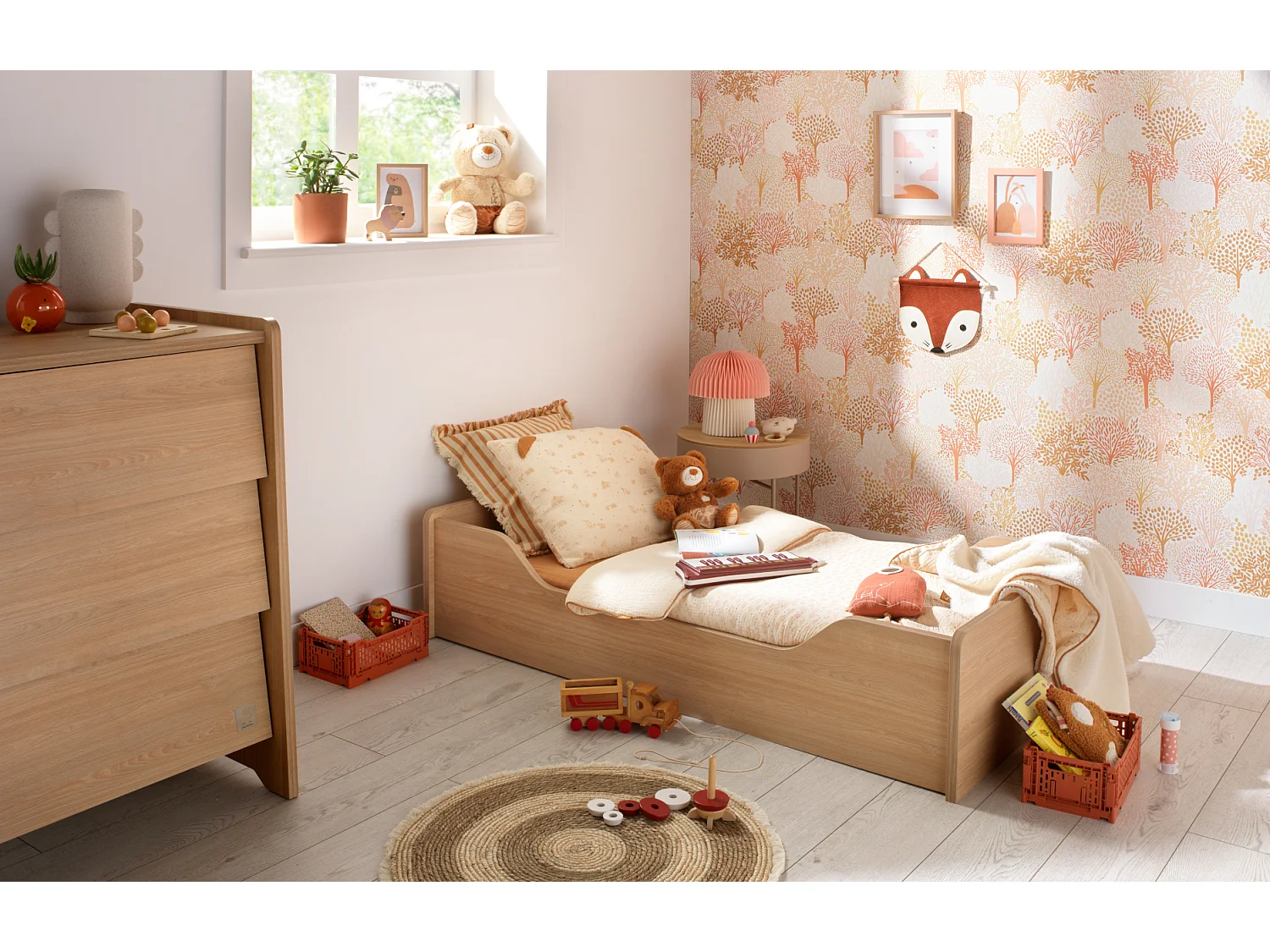 Kit de conversión de cuna a cama nido 140x70