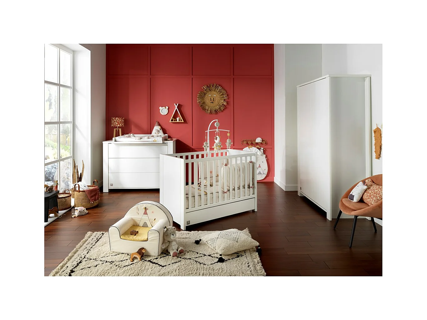 Armoire bébé 2 portes LOFT - Sauthon