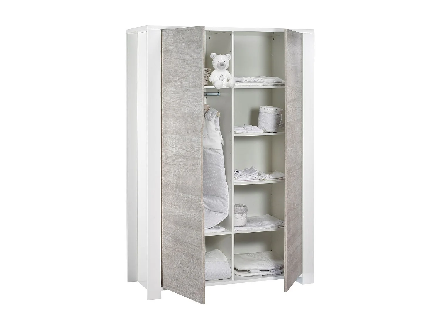 Armoire bébé 2 portes LOFT - Sauthon