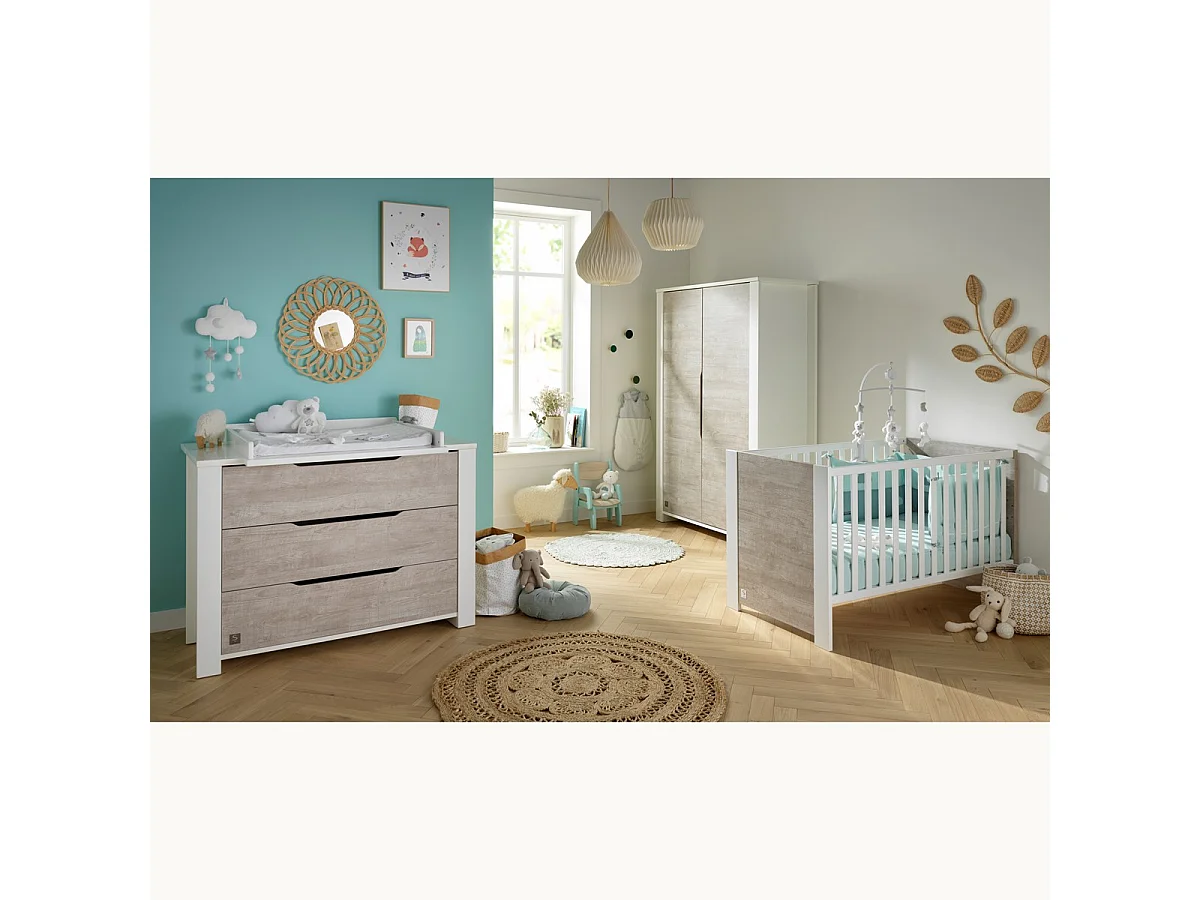 Armoire bébé 2 portes LOFT - Sauthon