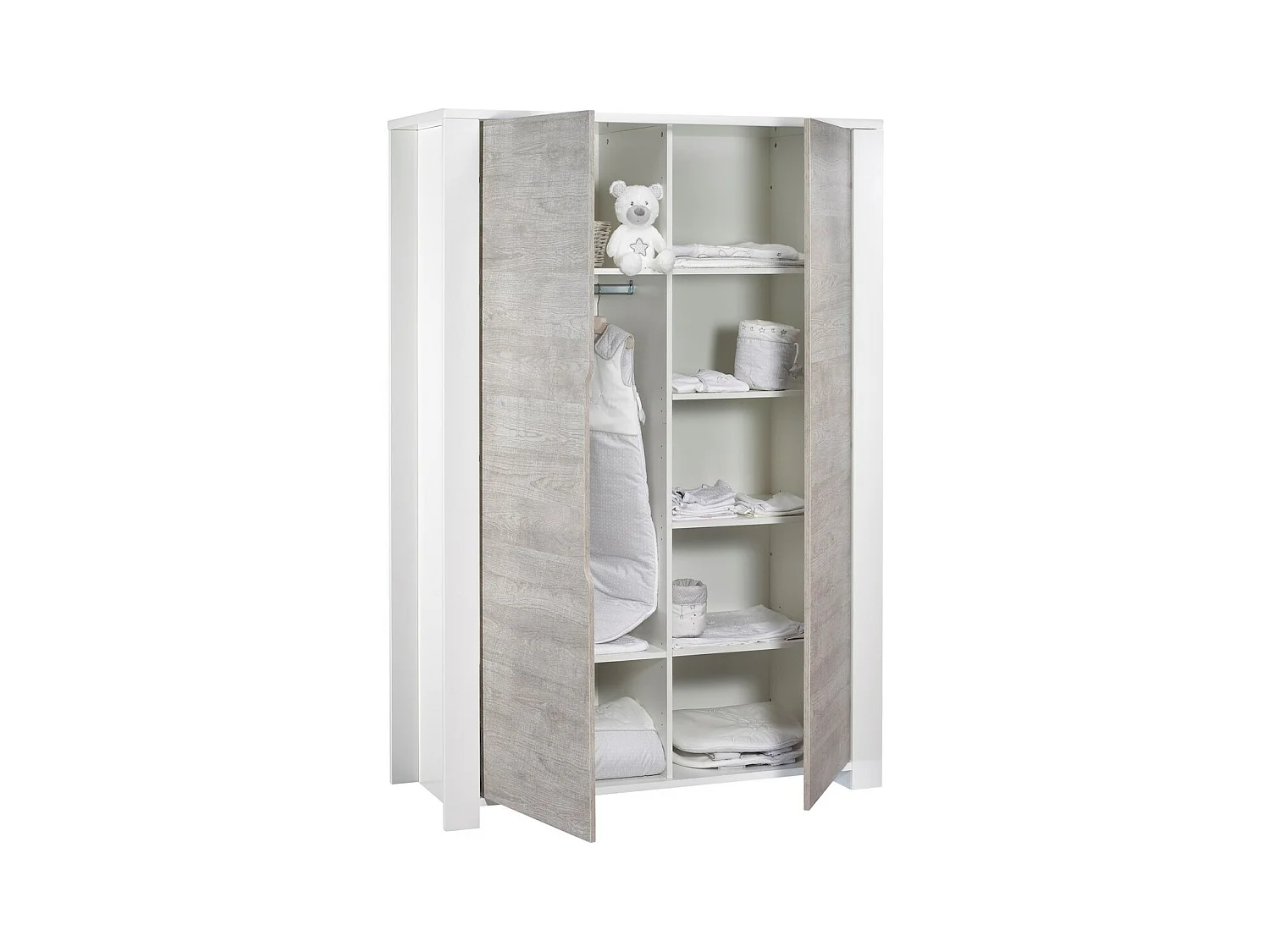 Armoire bébé 2 portes LOFT - Sauthon