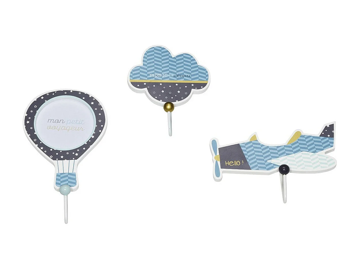 Pateras de madera Azul