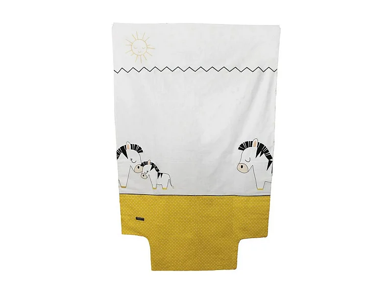 Copripiumino 100x135cm in cotone bianco