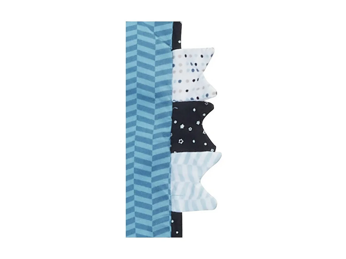 Housse de couette 140x70 cm en coton bleu LAZARE - Sauthon