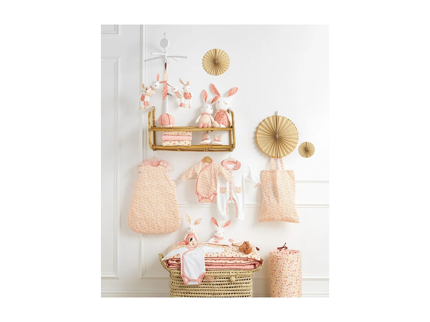 Housse de couette en coton rouge ESMEE - Sauthon