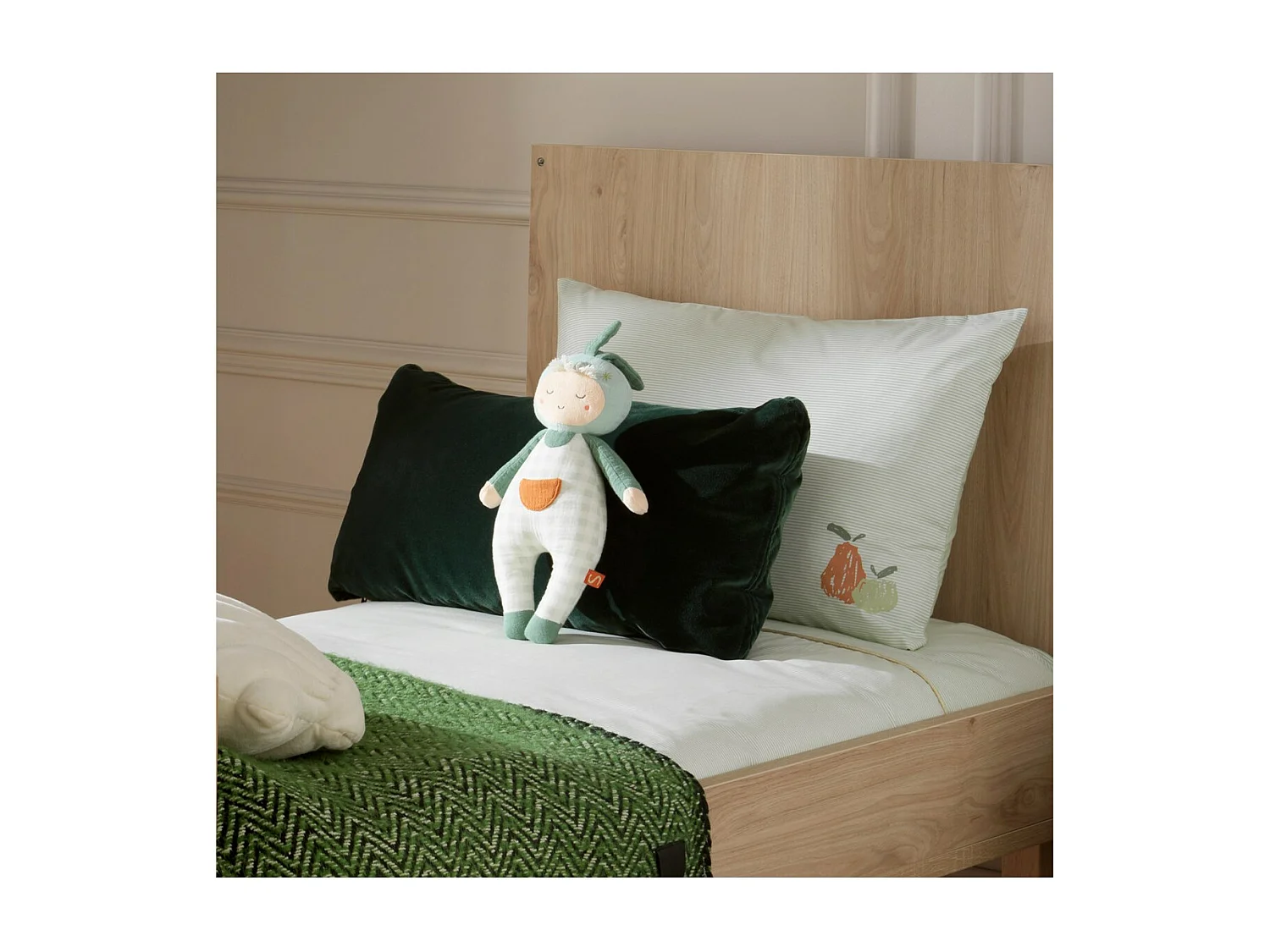 Funda nórdica y funda de almohada de algodón