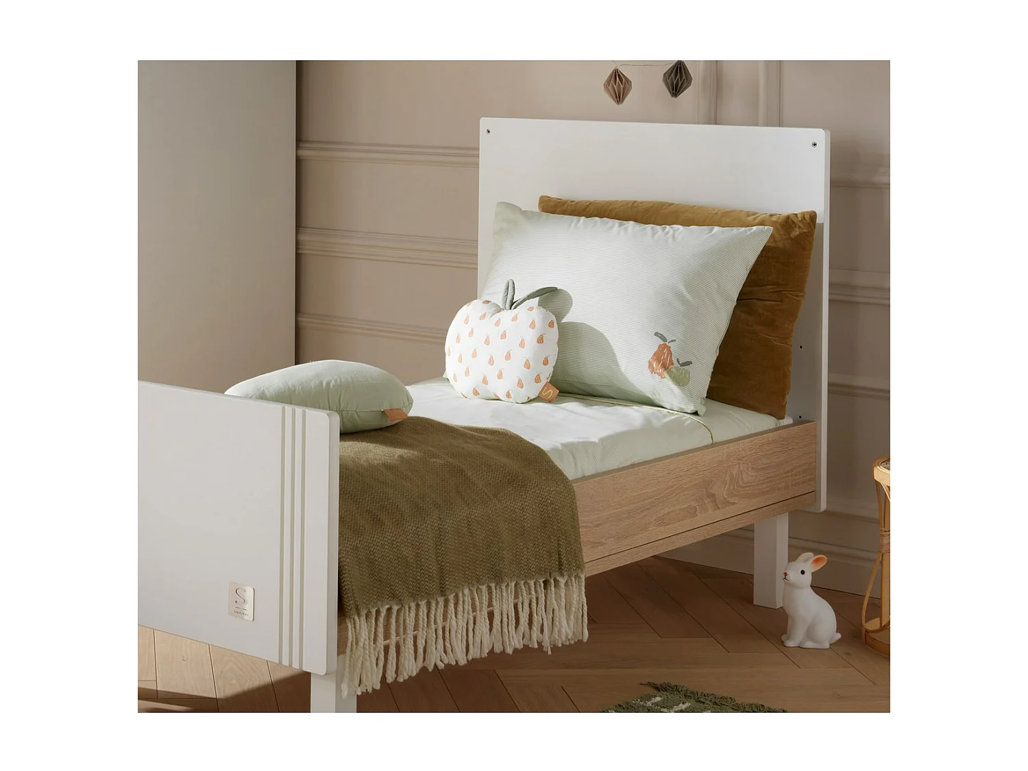 Funda nórdica y funda de almohada de algodón