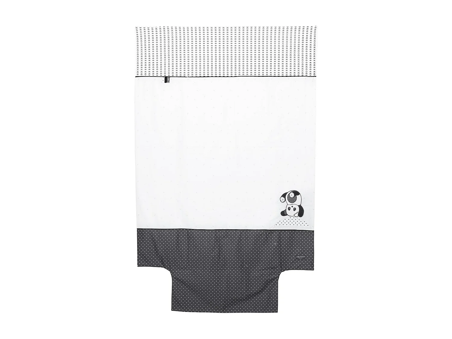 Funda nórdica 100x135cm en algodón blanco