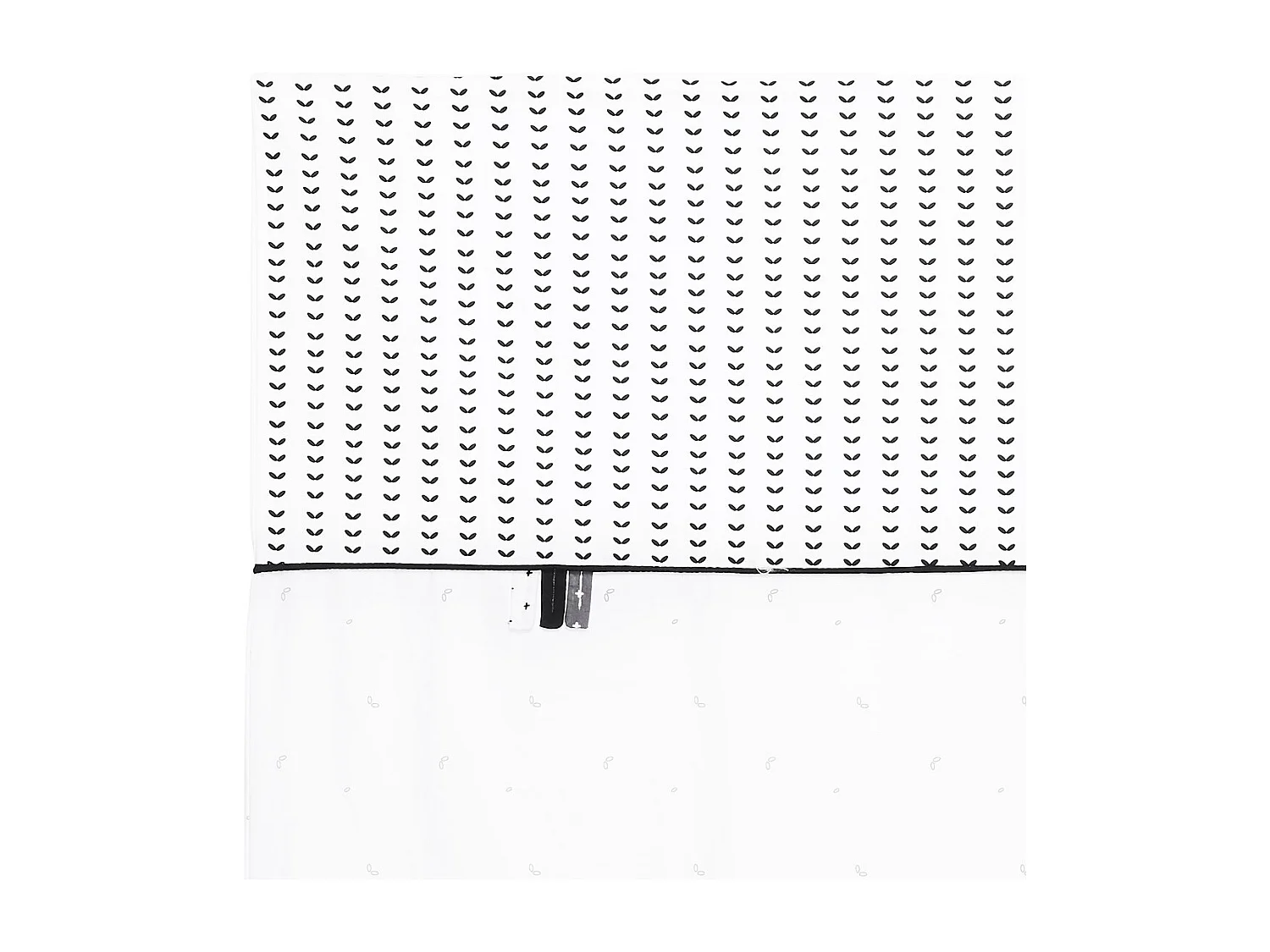 Funda nórdica 100x135cm en algodón blanco