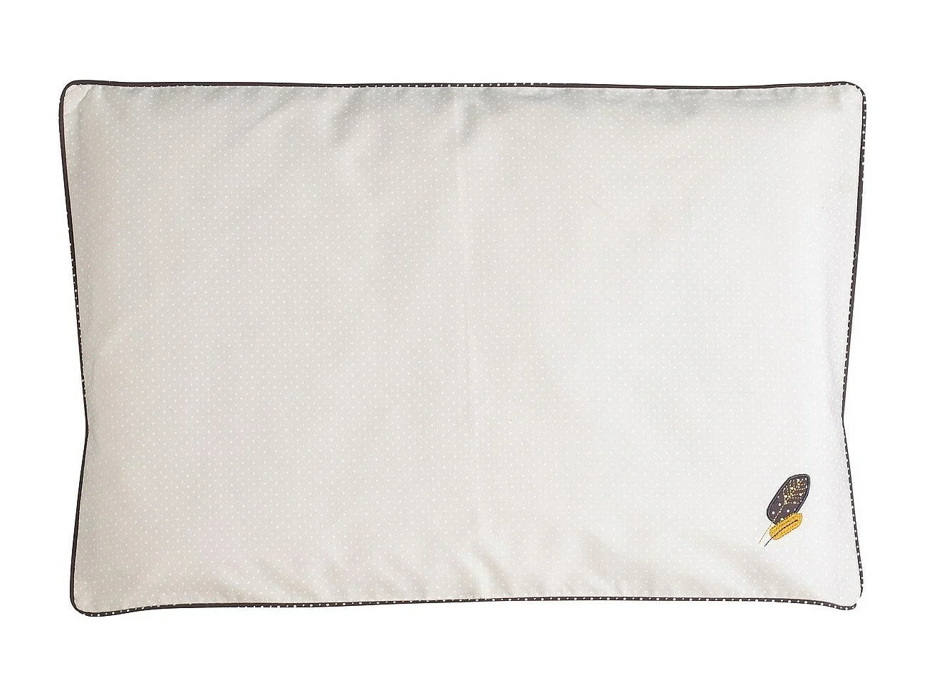 Housse de couette 100x135cm et taie en coton beige TIMOUKI - Sauthon