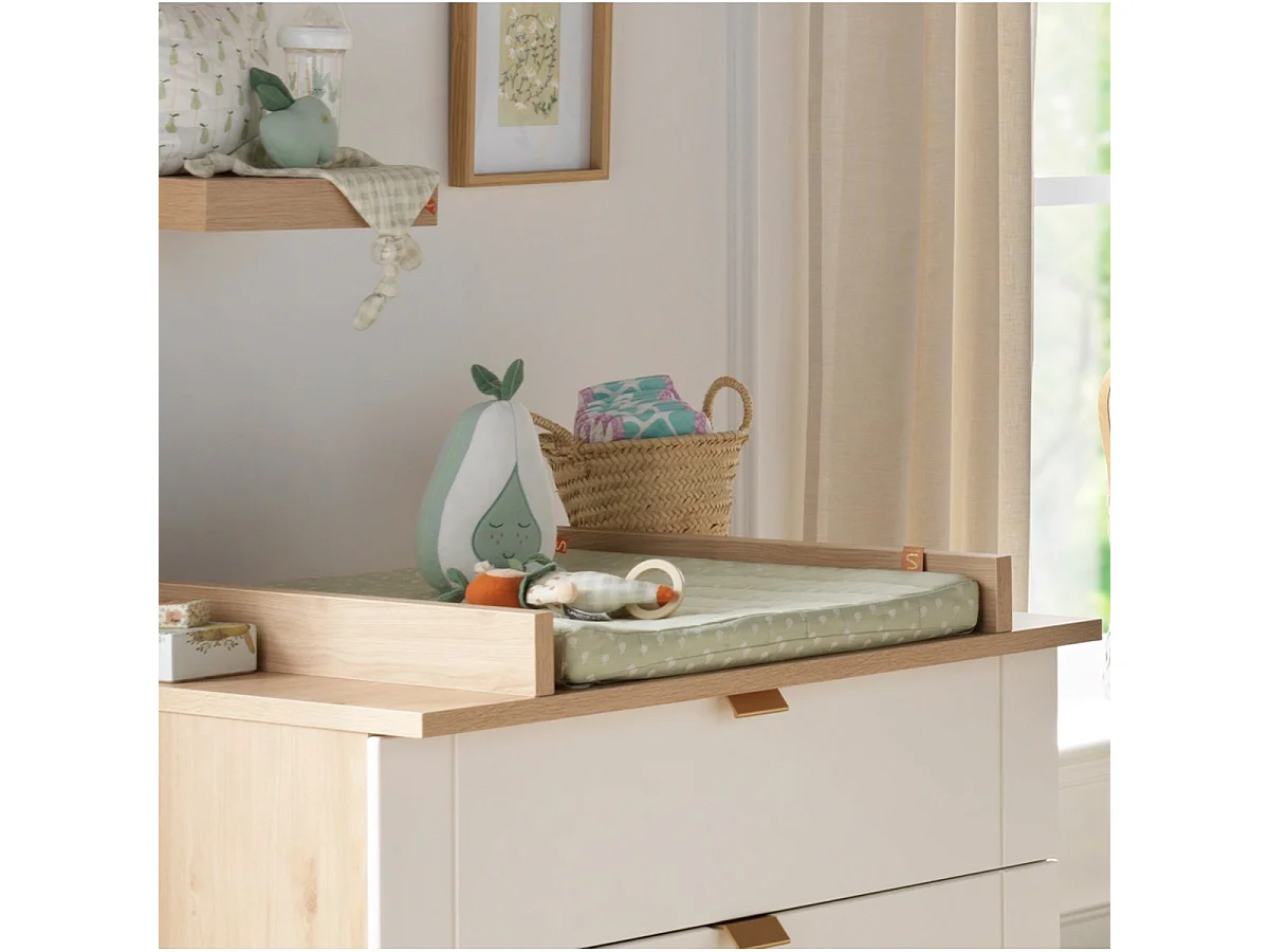 Cambiador y toalla de algodón